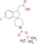 2-(1'-(tert-Butoxycarbonyl)-6-fluoro-2,3-dihydrospiro[indene-1,4'-piperidin]-3-yl)acetic acid