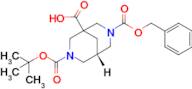 (5R)-3-((Benzyloxy)carbonyl)-7-(tert-butoxycarbonyl)-3,7-diazabicyclo[3.3.1]nonane-1-carboxylic ...