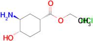 Ethyl (1R,3S,4S)-3-amino-4-hydroxycyclohexane-1-carboxylate hydrochloride