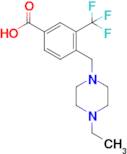 4-[(4-Ethylpiperazin-1-yl)methyl]-3-(trifluoromethyl)benzoic acid