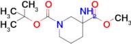 1-(tert-Butyl) 3-methyl 3-aminopiperidine-1,3-dicarboxylate