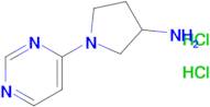 1-(Pyrimidin-4-yl)pyrrolidin-3-amine dihydrochloride