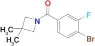 (4-Bromo-3-fluorophenyl)(3,3-dimethylazetidin-1-yl)methanone