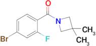 (4-Bromo-2-fluorophenyl)(3,3-dimethylazetidin-1-yl)methanone