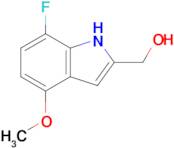 (7-Fluoro-4-methoxy-1H-indol-2-yl)methanol