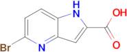 5-Bromo-1H-pyrrolo[3,2-b]pyridine-2-carboxylic acid