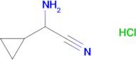 2-Amino-2-cyclopropylacetonitrile hydrochloride
