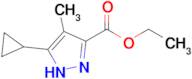 Ethyl 5-cyclopropyl-4-methyl-1H-pyrazole-3-carboxylate