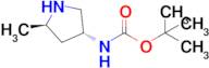 tert-Butyl N-[(3R,5R)-5-Methylpyrrolidin-3-yl]carbamate