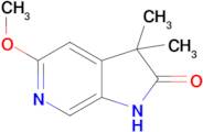 5-Methoxy-3,3-dimethyl-1H-pyrrolo[2,3-c]pyridin-2(3H)-one