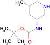 tert-Butyl ((3R,5S)-5-methylpiperidin-3-yl)carbamate