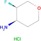 (3R,4R)-3-Fluorotetrahydro-2H-pyran-4-amine hydrochloride