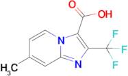 7-Methyl-2-(trifluoromethyl)imidazo[1,2-a]pyridine-3-carboxylic acid