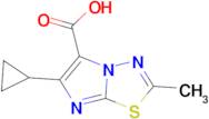 6-Cyclopropyl-2-methylimidazo[2,1-b][1,3,4]thiadiazole-5-carboxylic acid