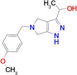 1-(5-(4-Methoxybenzyl)-1,4,5,6-tetrahydropyrrolo[3,4-c]pyrazol-3-yl)ethan-1-ol