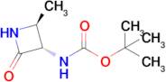 tert-Butyl ((2S,3S)-2-methyl-4-oxoazetidin-3-yl)carbamate