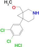 6-(3,4-Dichlorophenyl)-1-(methoxymethyl)-3-azabicyclo[4.1.0]heptane hydrochloride