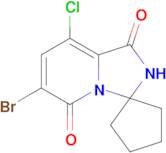 6'-Bromo-8'-chloro-1'H-spiro[cyclopentane-1,3'-imidazo[1,5-a]pyridine]-1',5'(2'H)-dione