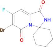 6'-Bromo-7'-fluoro-1'H-spiro[cyclohexane-1,3'-imidazo[1,5-a]pyridine]-1',5'(2'H)-dione