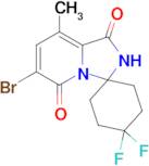 6'-Bromo-4,4-difluoro-8'-methyl-2'H-spiro[cyclohexane-1,3'-imidazo[1,5-a]pyridine]-1',5'-dione