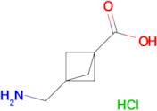 3-(aminomethyl)bicyclo[1.1.1]pentane-1-carboxylic acid hydrochloride