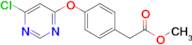 Methyl 2-(4-((6-chloropyrimidin-4-yl)oxy)phenyl)acetate