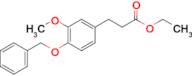 3-(4-Benzyloxy-3-methoxy-phenyl)-propionic acid ethyl ester