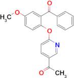 5-Acetyl-2-(2-benzoyl-4-methoxyphenoxy) pyridine