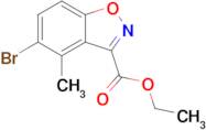 Ethyl 5-bromo-4-methylbenzo[d]isoxazole-3-carboxylate