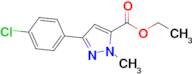 Ethyl 3-(4-chlorophenyl)-1-methyl-1H-pyrazole-5-carboxylate