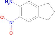 6-Nitro-2,3-dihydro-1H-inden-5-amine