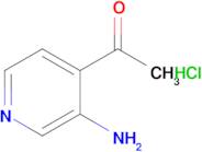 1-(3-Aminopyridin-4-yl)ethanone;hydrochloride