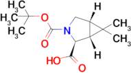 (1R,2S,5S)-6,6-Dimethyl-3-[(2-methylpropan-2-yl)oxycarbonyl]-3-azabicyclo[3.1.0]hexane-2-carboxylic acid