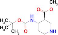 Methyl (3S,4S)-4-((tert-butoxycarbonyl)amino)piperidine-3-carboxylate