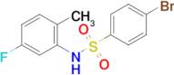 4-Bromo-N-(5-fluoro-2-methylphenyl)benzenesulfonamide