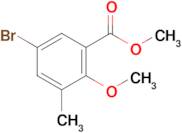 Methyl 5-bromo-2-methoxy-3-methylbenzenecarboxylate