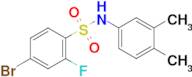 4-Bromo-N-(3,4-dimethylphenyl)-2-fluorobenzenesulfonamide