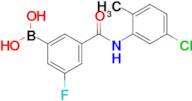 (3-((5-chloro-2-methylphenyl)carbamoyl)-5-fluorophenyl)boronic acid