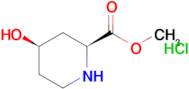 methyl (2S,4R)-4-hydroxypiperidine-2-carboxylate;hydrochloride