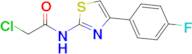 2-Chloro-N-[4-(4-fluorophenyl)-1,3-thiazol-2-yl]acetamide