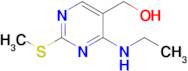 (4-(ethylamino)-2-(methylthio)pyrimidin-5-yl)methanol