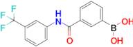 (3-((3-(trifluoromethyl)phenyl)carbamoyl)phenyl)boronic acid