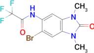 N-(6-Bromo-1,3-dimethyl-2-oxo-2,3-dihydro-1H-benzo[d]imidazol-5-yl)-2,2,2-trifluoroacetamide