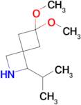 1-Isopropyl-6,6-dimethoxy-2-azaspiro[3.3]heptane