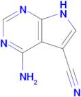 4-Amino-7H-pyrrolo[2,3-d]pyrimidine-5-carbonitrile