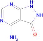 4-amino-1H,2H,3H-pyrazolo[3,4-d]pyrimidin-3-one