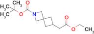 tert-Butyl 6-(2-ethoxy-2-oxoethyl)-2-azaspiro[3.3]heptane-2-carboxylate