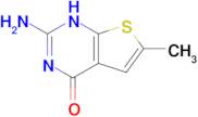 2-Amino-6-methylthieno[2,3-d]pyrimidin-4(1H)-one