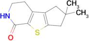 6,6-Dimethyl-2,3,4,5,6,7-hexahydro-1H-cyclopenta[4,5]thieno[2,3-c]pyridin-1-one