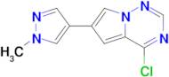 4-Chloro-6-(1-methyl-1H-pyrazol-4-yl)pyrrolo[2,1-f][1,2,4]triazine